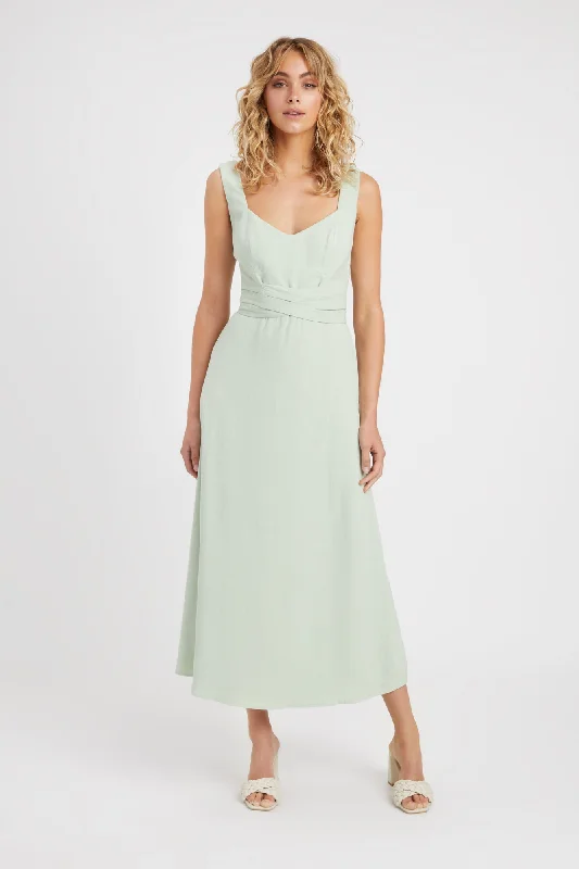 Dixon Tie Midi Dress