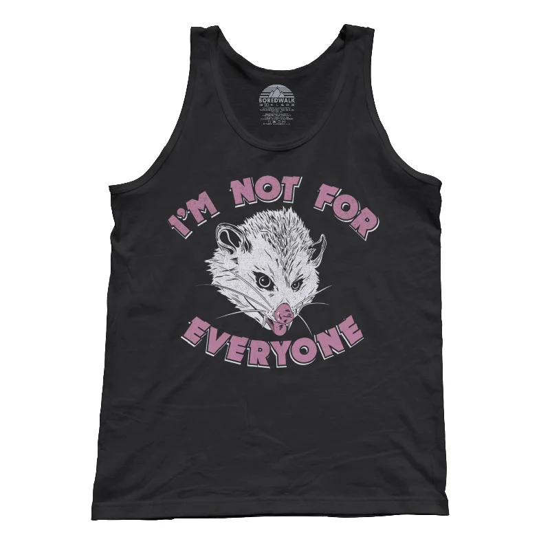 Unisex I'm Not For Everyone Opossum Tank Top