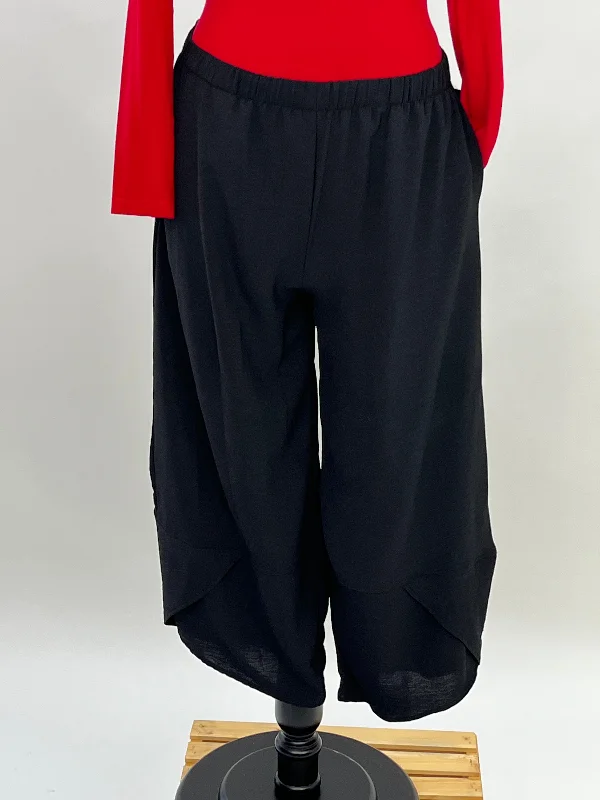 Air Flow Harem Pants - Black