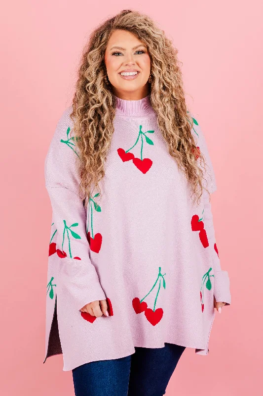 Cherry Sweet Sweater, Pink