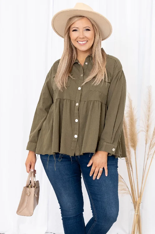 Cozier Now Jacket, Olive