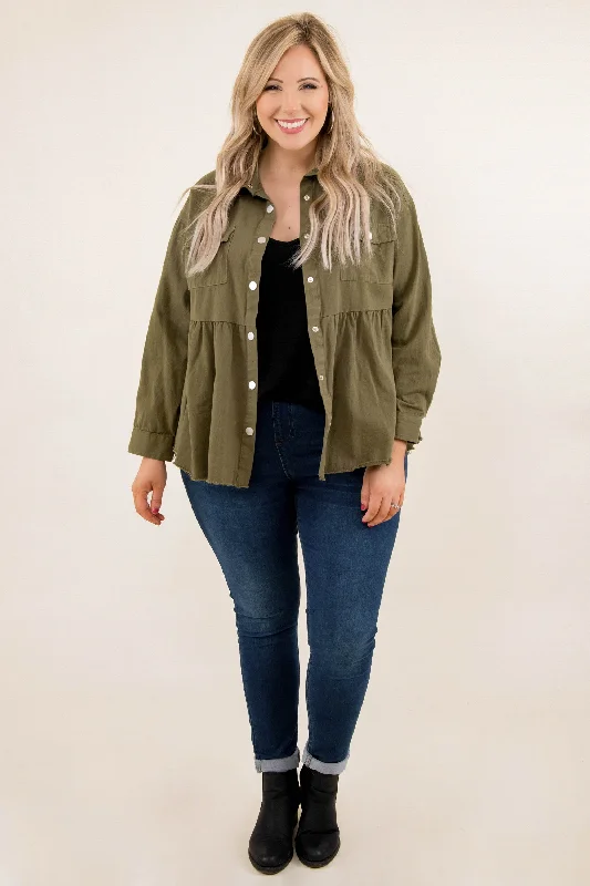 Cozier Now Jacket, Olive