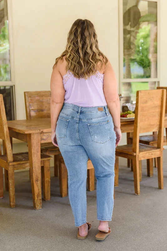 Florence High Waist Destroyed Boyfriend Jeans