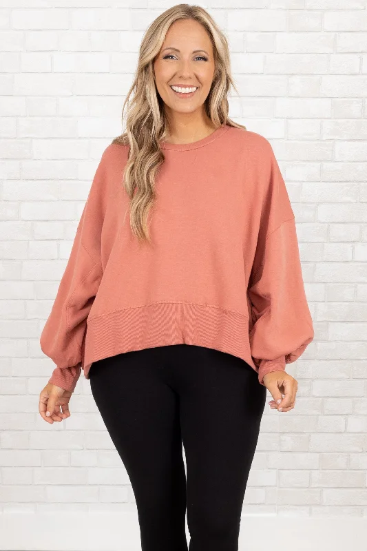 Freedom To Feel Pullover, Ash Rose