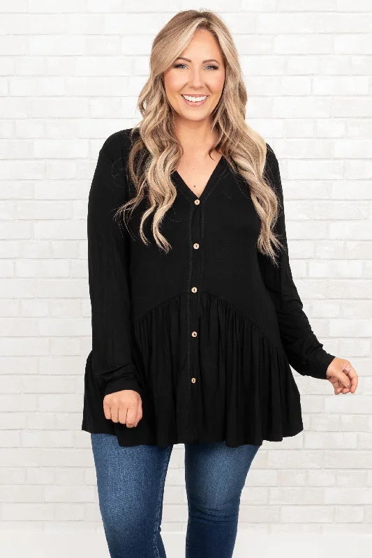 Lively Experiences Tunic, Black