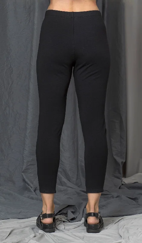 Magnolia Black Zipper Legging