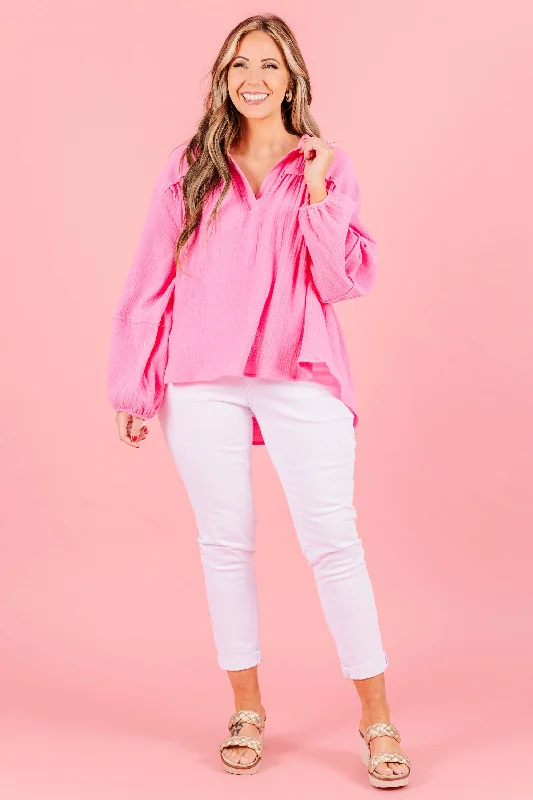 Now Until Forever Top, Pink