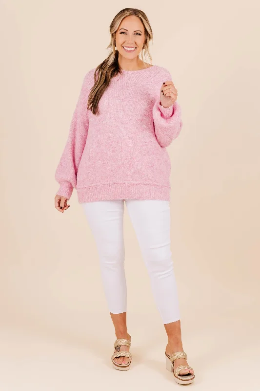 Sweet Songs Sweater, Pink