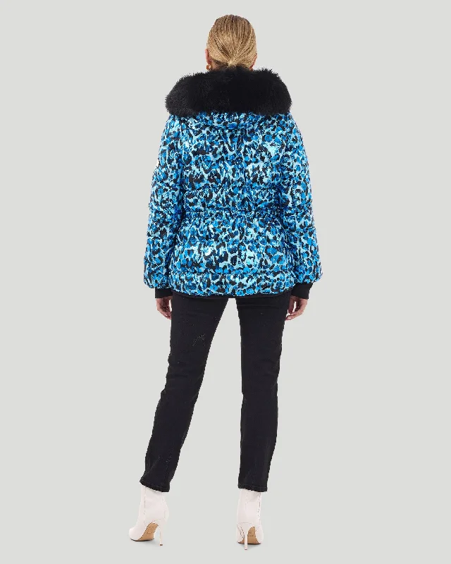 Après-Ski Jacket with Detachable Toscana Shearling Lamb Hood Trim