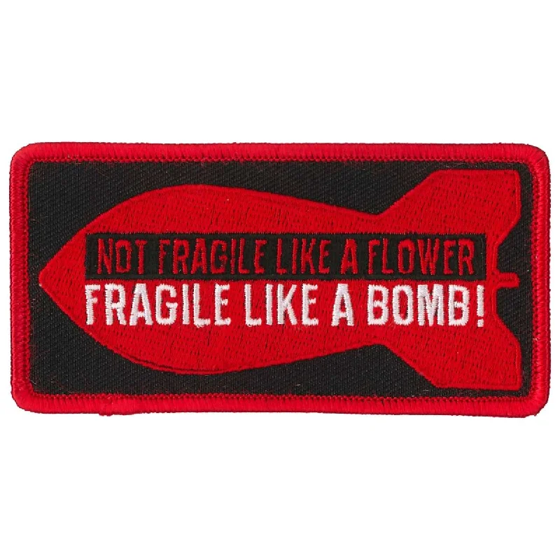 Hot Leathers Fragile Bomb Patch PPL9835