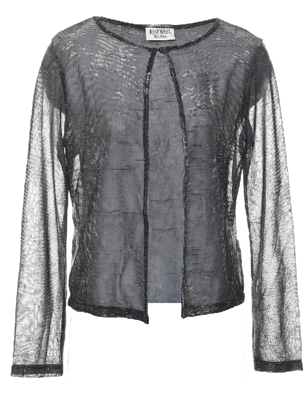 Lurex Thread Pattern Jacket - M