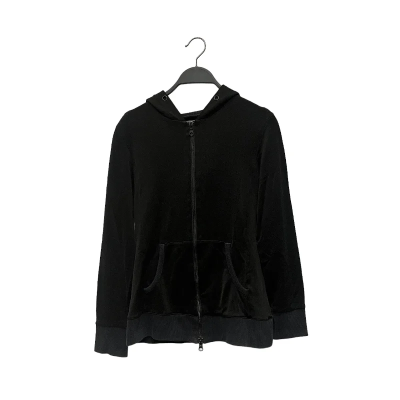 KATHARINE HAMNETT LONDON/Zip Up Hoodie/M/Rayon/BLK/