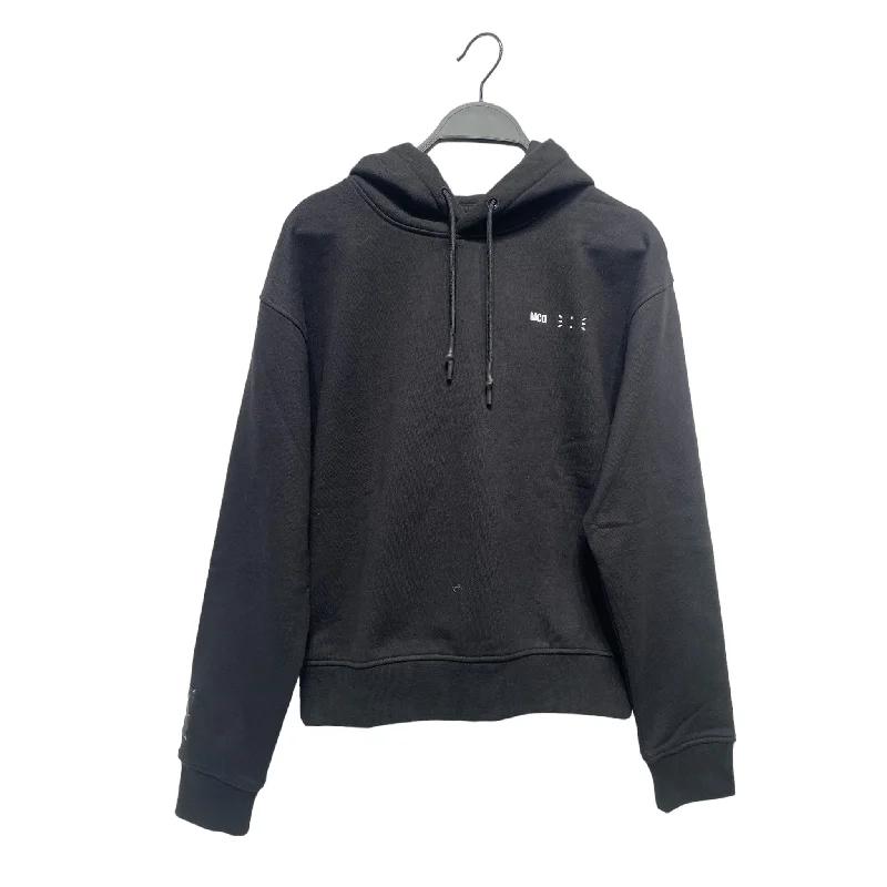 McQ/Hoodie/XS/Cotton/BLK/Logo Drawstring Hoodie