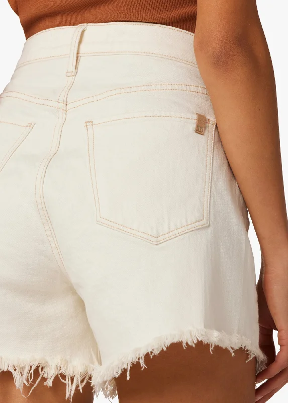 Joe's Jeans Alex High Rise Vintage Stretch Short in Milk