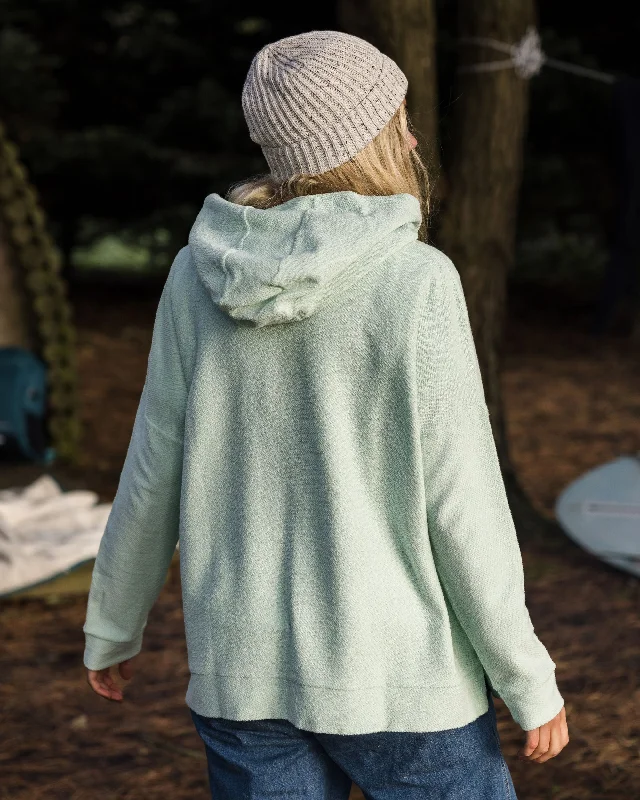 Clove Organic Cotton Textured Hoodie - Surf Spray