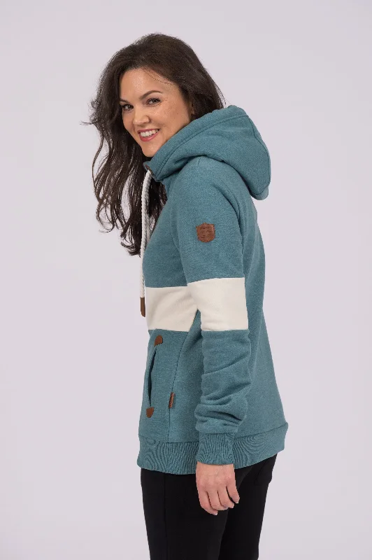 Delia Stormy Teal Hoodie