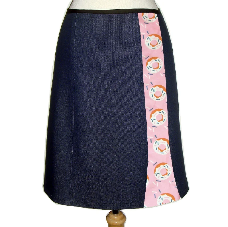 Denim Skirt - Donuts