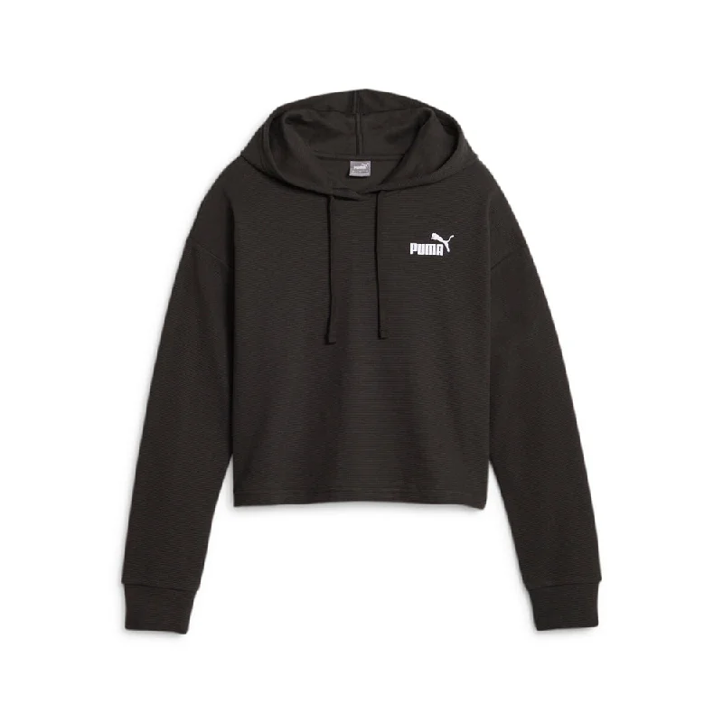 Essentials Elevated Cropped Pullover Hoodie