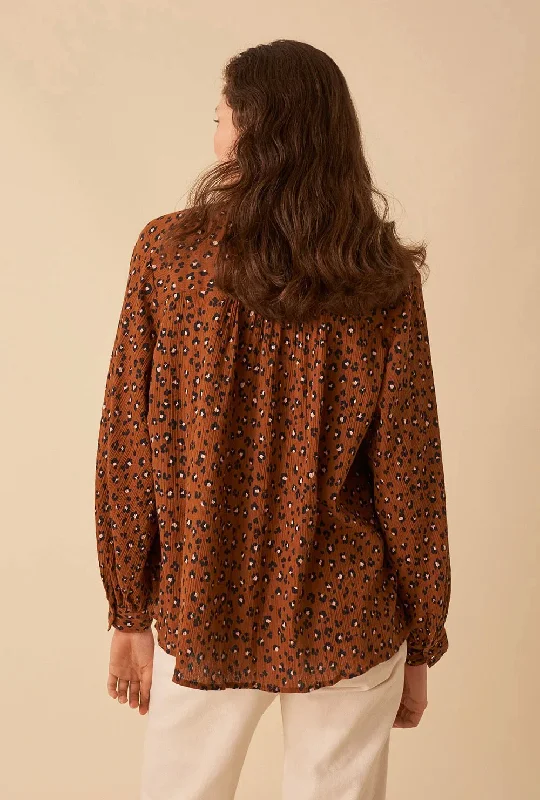 Ricani Blouse - Leopard