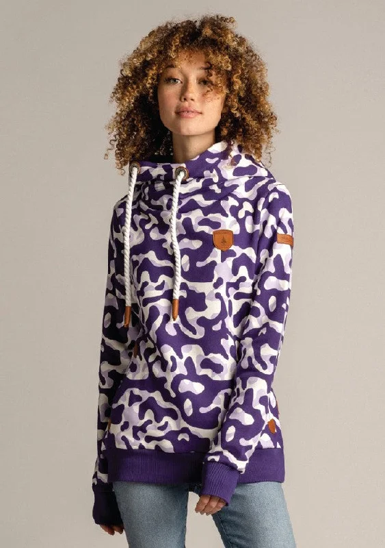 Roxanne Grape Camo Hoodie