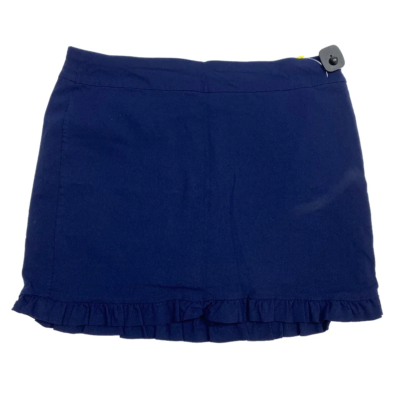 Skort By Kim Rogers In Blue, Size: 1x