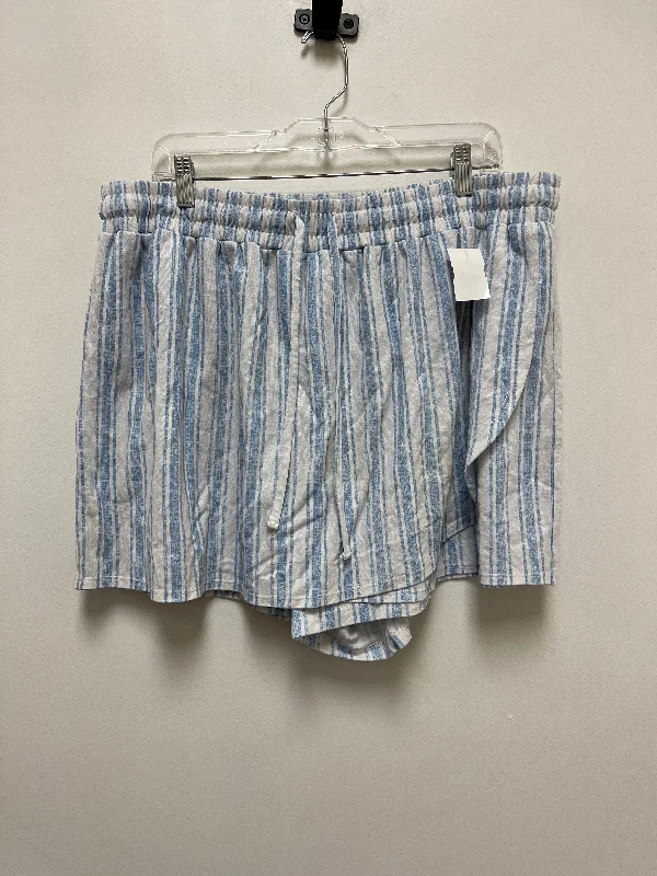 Striped Pattern Skort Cato, Size 2x