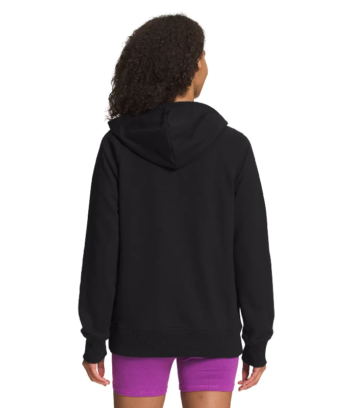 'The North Face' Women's Simple Logo Fleece Full Zip Hoodie - TNF Black