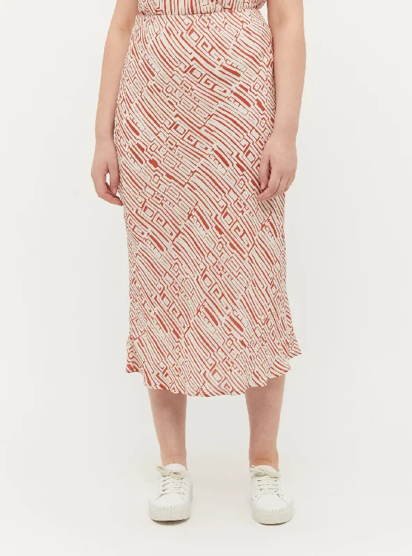 Venus Bias Midi Skirt